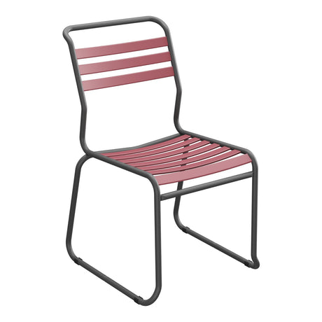 Schaffner Säntis Chaise luge à lattes – Bordeaux 38 / Noir 91