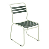 Schaffner Säntis Chaise luge à lattes – Vert Sapin 66 / Vert Pastel 64