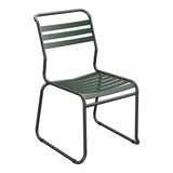 Schaffner Säntis Chaise luge à lattes – Vert Sapin 66 / Anthracite 77