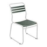 Schaffner Säntis Chaise luge à lattes – Vert Sapin 66 / Gris Argent 78