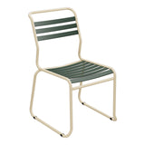 Schaffner Säntis Chaise luge à lattes – Vert Sapin 66 / Marron Pastel 83