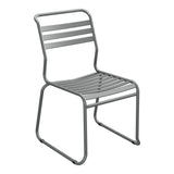 Schaffner Säntis Chaise luge à lattes – Graphite 73 / Graphite 73