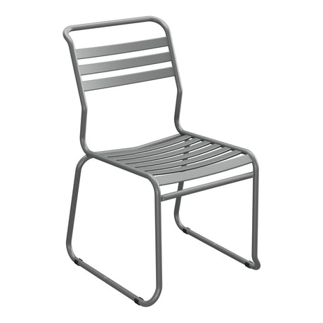Schaffner Säntis Chaise luge à lattes – Graphite 73 / Graphite 73