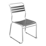 Schaffner Säntis Chaise luge à lattes – Anthracite 77 / Galvanisé à chaud 02