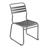 Schaffner Säntis Chaise luge à lattes – Anthracite 77 / Graphite 73