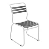 Schaffner Säntis Chaise luge à lattes – Anthracite 77 / Gris Argent 78