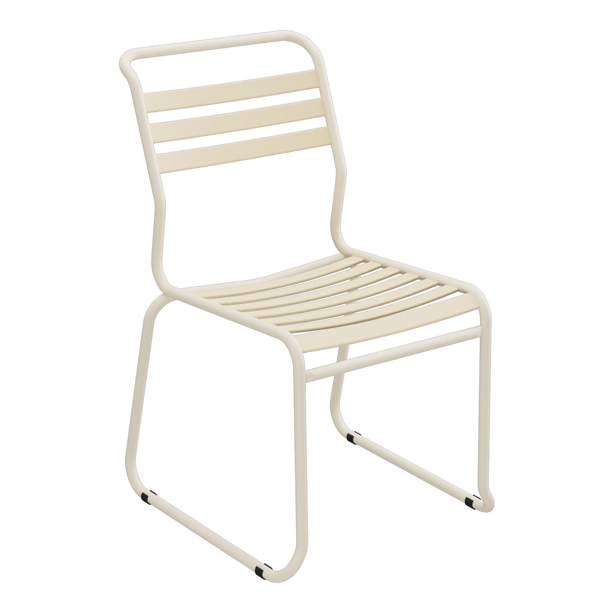 Schaffner Säntis Chaise luge à lattes – Marron Pastel 83 / Sable Pastel 15