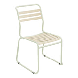 Schaffner Säntis Chaise luge à lattes – Marron Pastel 83 / Vert Pastel 64