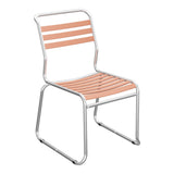 Schaffner Säntis Chaise luge à lattes – Terracotta 84 / Galvanisé à chaud 02