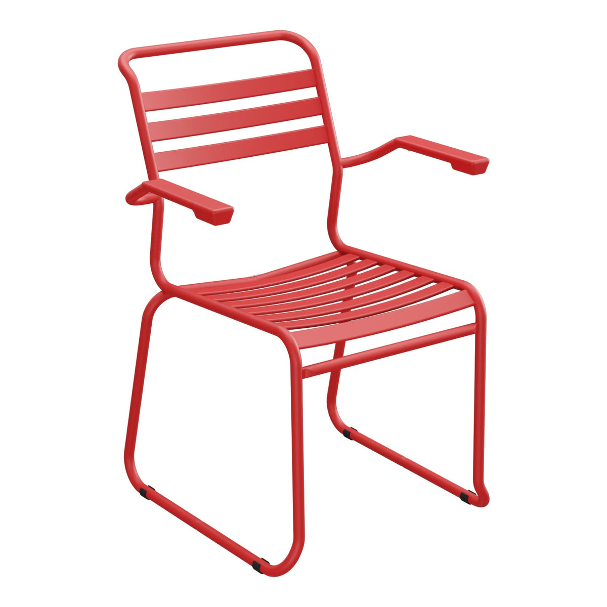 Schaffner Säntis Fauteuil Repas luge Lattes – Rouge 30 / Rouge 30