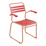 Schaffner Säntis Fauteuil Repas luge Lattes – Rouge 30 / Terracotta 84