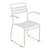 Schaffner Säntis Fauteuil Repas luge Lattes – Bleu Pastel 51 / Sable Pastel 15