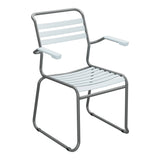 Schaffner Säntis Fauteuil Repas luge Lattes – Bleu Pastel 51 / Graphite 73