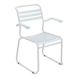 Schaffner Säntis Fauteuil Repas luge Lattes – Bleu Pastel 51 / Gris Argent 78