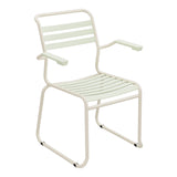 Schaffner Säntis Fauteuil Repas luge Lattes – Vert Pastel 64 / Sable Pastel 15