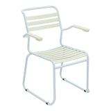 Schaffner Säntis Fauteuil Repas luge Lattes – Vert Pastel 64 / Bleu Pastel 51