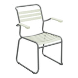 Schaffner Säntis Fauteuil Repas luge Lattes – Vert Pastel 64 / Graphite 73