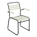Schaffner Säntis Fauteuil Repas luge Lattes – Vert Pastel 64 / Anthracite 77