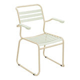 Schaffner Säntis Fauteuil Repas luge Lattes – Vert Pastel 64 / Marron Pastel 83