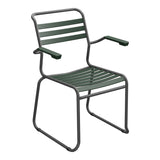 Schaffner Säntis Fauteuil Repas luge Lattes – Vert Sapin 66 / Noir 91