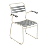 Schaffner Säntis Fauteuil Repas luge Lattes – Graphite 73 / Sable Pastel 15