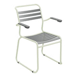 Schaffner Säntis Fauteuil Repas luge Lattes – Graphite 73 / Vert Pastel 64