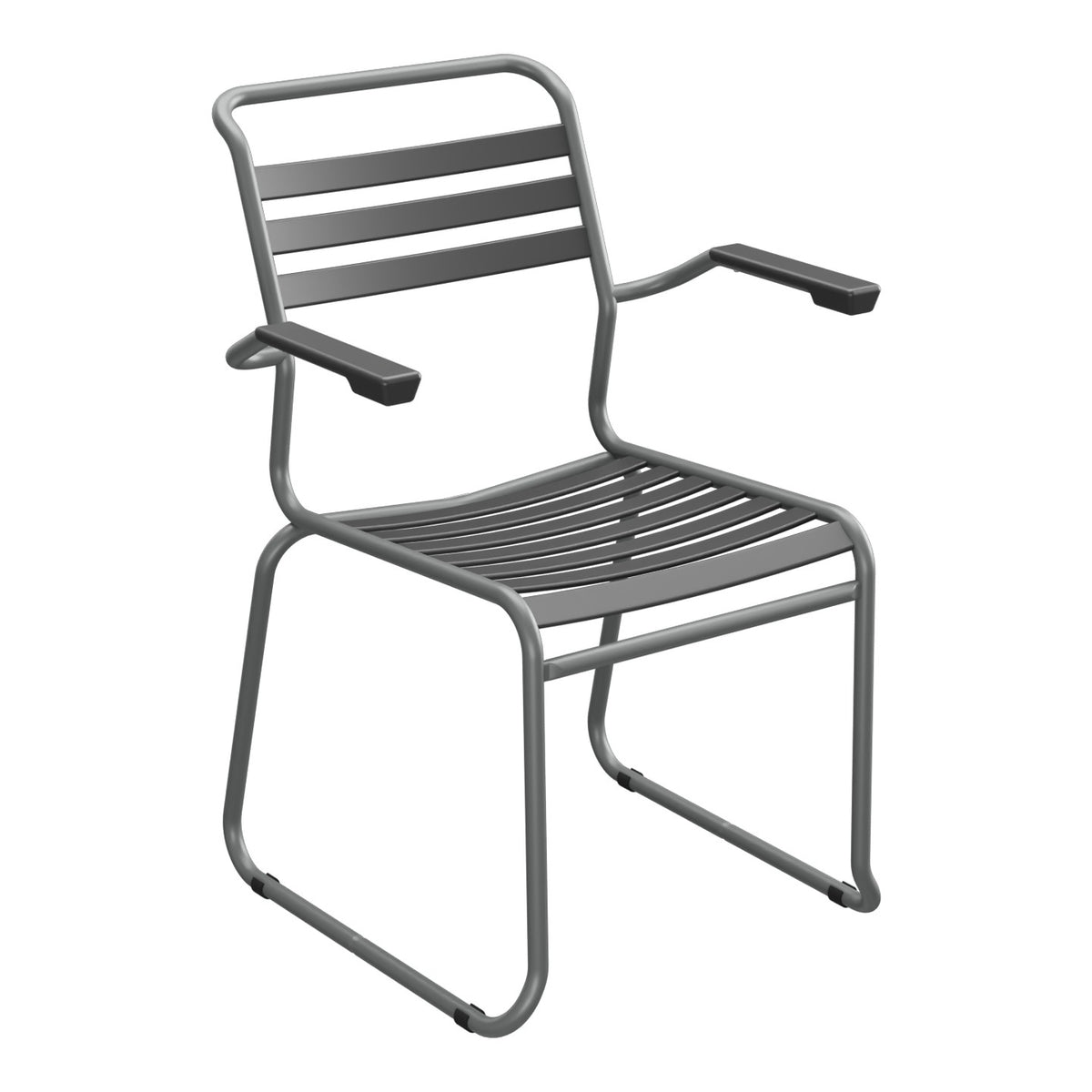 Schaffner Säntis Fauteuil Repas luge Lattes – Anthracite 77 / Graphite 73