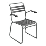 Schaffner Säntis Fauteuil Repas luge Lattes – Anthracite 77 / Graphite 73