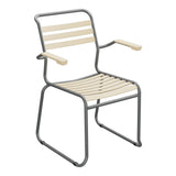 Schaffner Säntis Fauteuil Repas luge Lattes – Marron Pastel 83 / Graphite 73