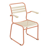 Schaffner Säntis Fauteuil Repas luge Lattes – Marron Pastel 83 / Terracotta 84