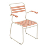 Schaffner Säntis Fauteuil Repas luge Lattes – Terracotta 84 / Sable Pastel 15