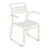 Schaffner Säntis Fauteuil Repas luge Lattes – Blanc 90 / Sable Pastel 15