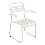 Schaffner Säntis Fauteuil Repas luge Lattes – Blanc 90 / Vert Pastel 64