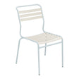 Schaffner Säntis Chaise à lattes – Sable Pastel 15 / Bleu Pastel 51
