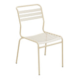 Schaffner Säntis Chaise à lattes – Sable Pastel 15 / Marron Pastel 83