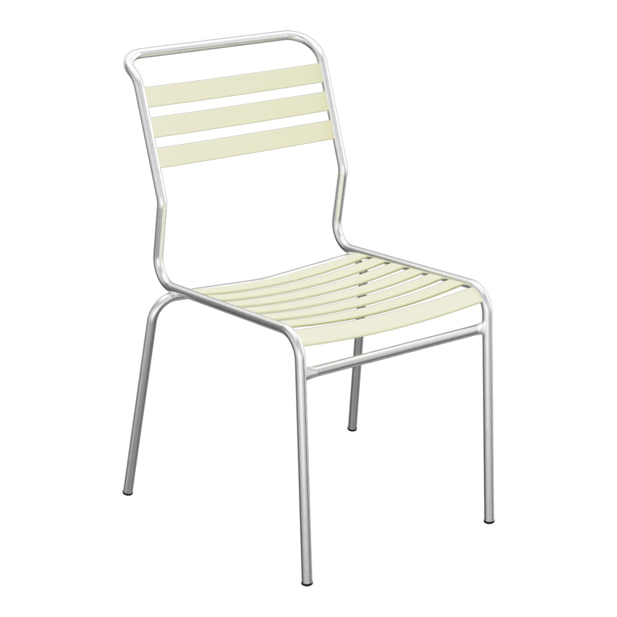 Schaffner Säntis Chaise à lattes – Jaune Buis 18 / Galvanisé à chaud 02
