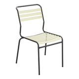 Schaffner Säntis Chaise à lattes – Jaune Buis 18 / Anthracite 77