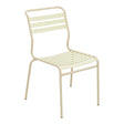 Schaffner Säntis Chaise à lattes – Jaune Buis 18 / Marron Pastel 83