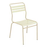 Schaffner Säntis Chaise à lattes – Jaune Buis 18 / Marron Pastel 83
