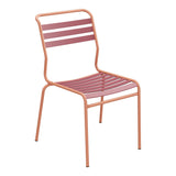 Schaffner Säntis Chaise à lattes – Bordeaux 38 / Terracotta 84
