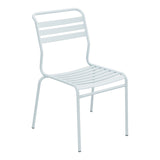 Schaffner Säntis Chaise à lattes – Bleu Pastel 51 / Bleu Pastel 51