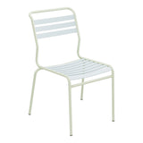 Schaffner Säntis Chaise à lattes – Bleu Pastel 51 / Vert Pastel 64
