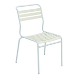 Schaffner Säntis Chaise à lattes – Vert Pastel 64 / Bleu Pastel 51