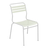 Schaffner Säntis Chaise à lattes – Vert Pastel 64 / Gris Argent 78