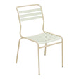 Schaffner Säntis Chaise à lattes – Vert Pastel 64 / Marron Pastel 83