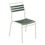 Schaffner Säntis Chaise à lattes – Vert Sapin 66 / Vert Pastel 64
