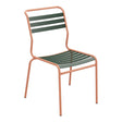Schaffner Säntis Chaise à lattes – Vert Sapin 66 / Terracotta 84