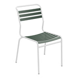 Schaffner Säntis Chaise à lattes – Vert Sapin 66 / Blanc 90
