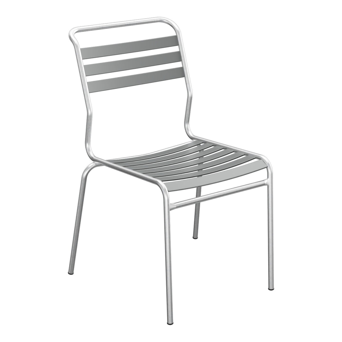 Schaffner Säntis Chaise à lattes – Graphite 73 / Galvanisé à chaud 02