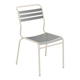 Schaffner Säntis Chaise à lattes – Graphite 73 / Sable Pastel 15